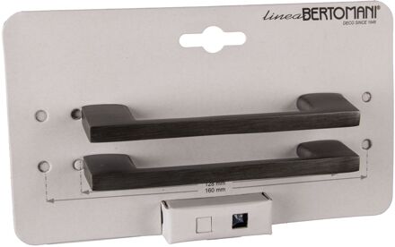 Meubelgreep Geweerkleur Zamak 96mm 2 Stuks