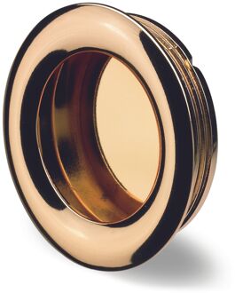Meubelgreep Rond - Messing - Vermessingd - Diameter 35 Mm