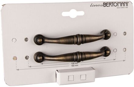 Meubelgreep Verbronsd Aluminium 96mm 2 Stuks