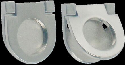 Meubelgreep Vernikkeld Zamak 2 Stuks