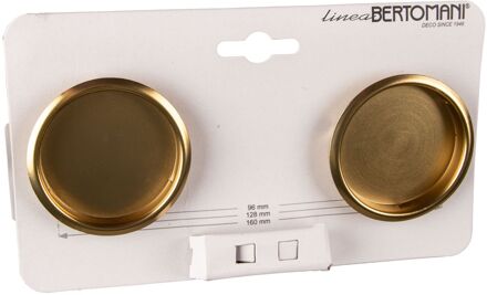 Meubelknop - Aluminium Mat Messing - 62mm - Set Van 2