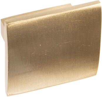 Meubelknop - Aluminium - Mat Messingkleur - 35mm - Set Van 2