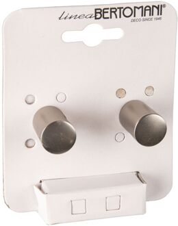 Meubelknop - Aluminium - Vernikkeld - 18mm - Set Van 2