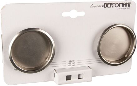 Meubelknop - Aluminium Vernikkeld - 62mm - Set Van 2