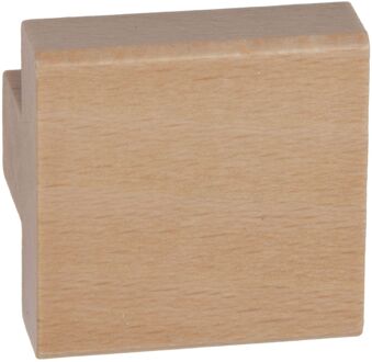 Meubelknop - Beukenhout - Vierkant - 30mm - Set Van 2
