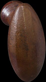 Meubelknop - Ijzer - Roestkleur - 19x48mm - Set Van 2