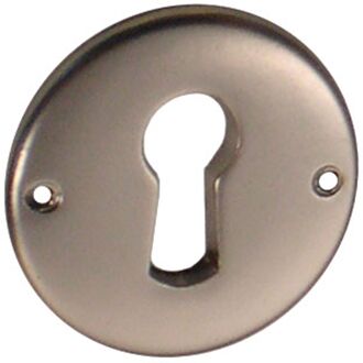 Meubelknop Rond - Zamak Nikkel - Diam. 30mm - 2 Stuks