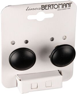 Meubelknop - Zamak - Mat Zwart - Rond - 30mm - Set Van 2