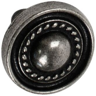 Meubelknop - Zamak - Oud Ijzer Afwerking - 25mm - Set Van 2