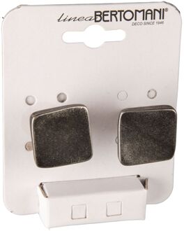 Meubelknop - Zamak - Oud Ijzer Afwerking - 30x30mm - Set Van 2