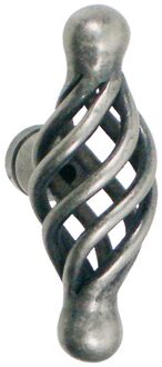 Meubelknop - Zamak - Oud Ijzer Afwerking - Set Van 2