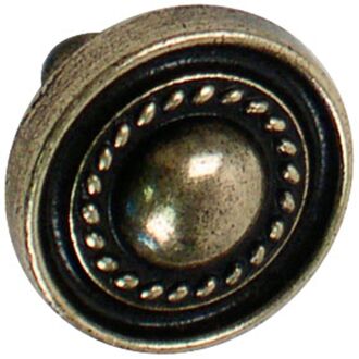 Meubelknop - Zamak - Verbronsd - 25mm - Set Van 2