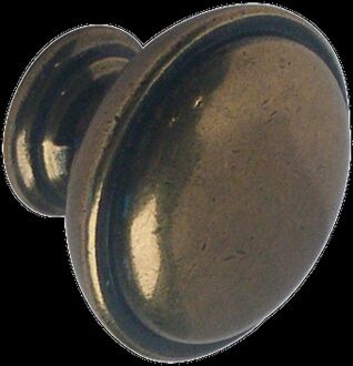Meubelknop - Zamak - Verbronsd - 30mm - Set Van 2