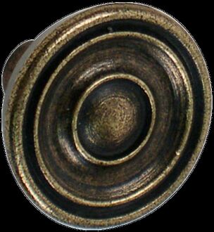 Meubelknop - Zamak - Verbronsd - 35mm - Set Van 2