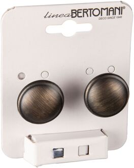 Meubelknop - Zamak - Verbronsd - Rond - 30mm - Set Van 2