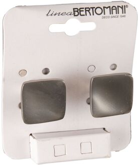 Meubelknop - Zamak - Vernikkeld - 30x30mm - Set Van 2