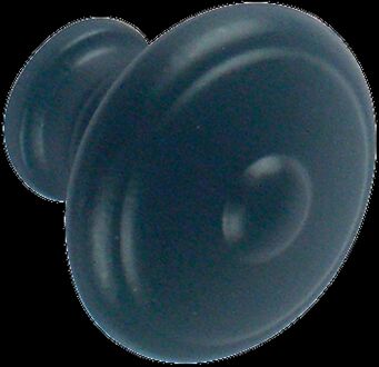 Meubelknop - Zamak - Zwart Ijzer - 30mm - Set Van 2