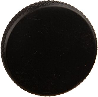 Meubelknop - Zamak - Zwart - Rond - 48mm - Set Van 2