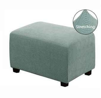Meubels Beschermhoes Verdikte Elastische Vouwen Opslag Kruk Meubels Soft Rechthoekige Sofa Cover Verwijderbare Cover D / L
