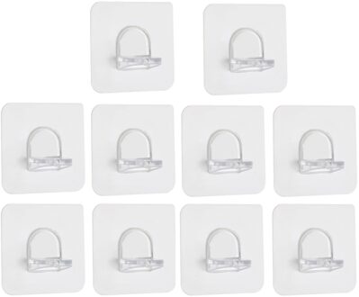 Meubels Beugels Zelfklevende Clear Muur Haken Glazen Kast Planken Rest Ondersteuning Mount Houder Voor Plank Haakjes Zelfklevend 10stk