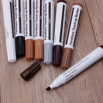 Meubels Markers Touch Up 21 Stuks Marker Wax Stick Met Puntenslijper Funiture Reparatie B0KB