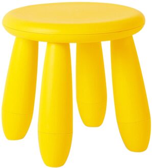 Meubels Woonkamer Non Slip Ronde Seat Glad Thuis Pp Kleuterschool Afneembare Kinderen Kruk Massief Verdikte Mini Draagbare geel