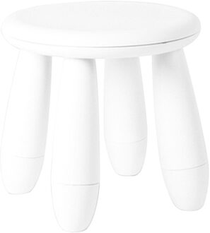 Meubels Woonkamer Non Slip Ronde Seat Glad Thuis Pp Kleuterschool Afneembare Kinderen Kruk Massief Verdikte Mini Draagbare wit