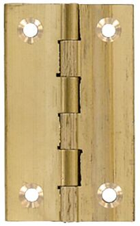 Meubelscharnier - Massief Messing - 60x35 Mm - 2 Stuks