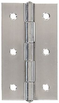 Meubelscharnier - Rvs - 50x50 Mm - 2 Stuks