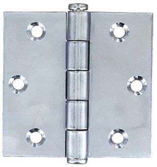 Meubelscharnier - Verzinkt Staal - 76x76 Mm - 2 Stuks