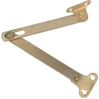 Meubelscharnier Voor Meubelblad - Vermessingd Staal - 250 Mm - 2 Stuks