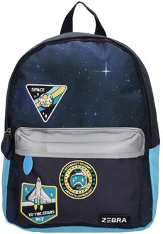 Mex space kinderrugzak M blauw Donkerblauw