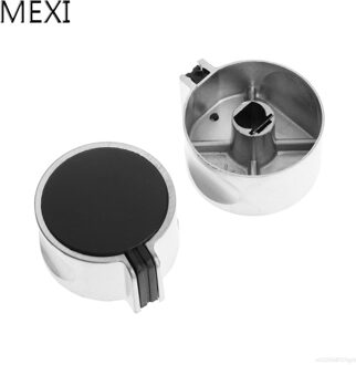 MEXI 2 Stuks Metalen Schakelaar Regelknop Opwaartse 8mm Voor Keuken Fornuis Gasfornuis Oven Gas Range Grill Universele