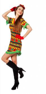 Mexicaanse jurk bandita voor dame