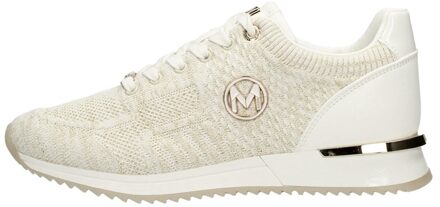 Mexx Gitte Glitter Sneaker Dames Beige/Goud