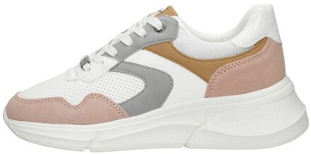 Mexx Jilou Sneaker Dames Wit/Roze