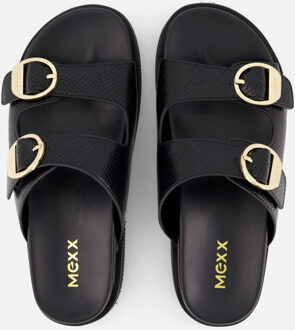 Mexx Nirken Slippers zwart Pu - 36,37,38,39,40,41,42