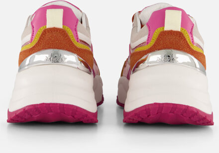 Mexx Palma Pam Sneakers oranje Leer - 35,36,37