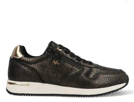 Mexx Sneakers Djana Caia MI001001953W-1111 Zwart / Goud-41 maat 41
