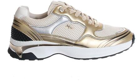 Mexx Sneakers Nyxa MIRL1008741W-8603 Goud / Wit-39 maat 39