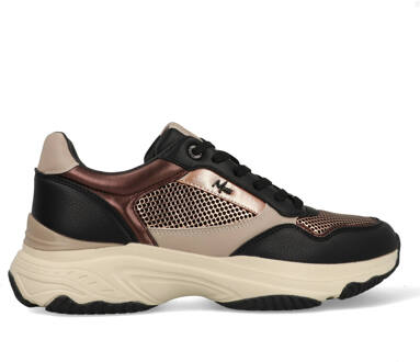 Mexx Sneakers Radja Pax MI001001453W-1101 Zwart / Bruin-37 maat 37
