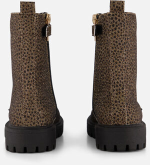 Mexx Star Leopard Veterboots brons Synthetisch - 28,29,30,31,32,33,34,35