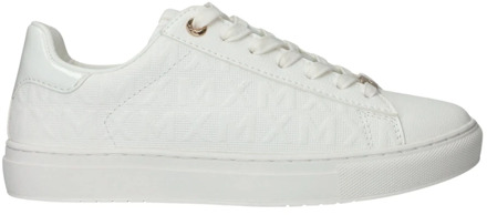 Mexx Witte Loua Sneaker met Gouden Details Mexx , White , Dames - 40 Eu,39 Eu,38 Eu,41 Eu,36 Eu,37 EU