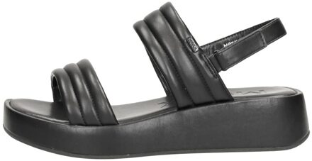 Mexx Zwarte Platform Sandaal voor Dames Mexx , Black , Dames - 40 Eu,38 Eu,39 EU