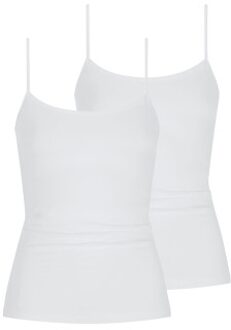 Mey 2 stuks Organic Cotton Pure Top Beige,Wit - 42