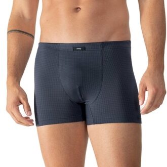 Mey Blue Check Shorty * Actie * Blauw - Small,Medium,Large,X-Large,XX-Large