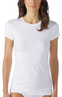 Mey Cotton Pure Short Top Wit,Grijs,Blauw - 36,38,40,42,44,46