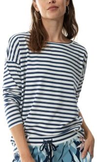 Mey Cyra Long Sleeve T-shirt Wit,Versch.kleure/Patroon,Blauw - X-Small,Small,Medium,Large,X-Large,XX-Large