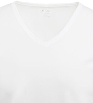 Mey V-hals Dry Cotton T-shirt Wit 2-Pack - 3XL,M,XL,XXL
