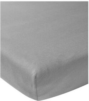 Meyco jersey hoeslaken boxmatras - 75x95 cm - grijs